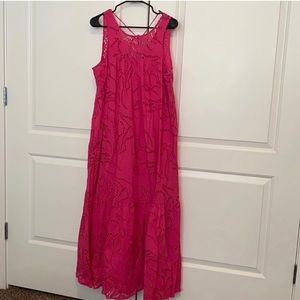 New Pink Anthropologie Maxi Dress